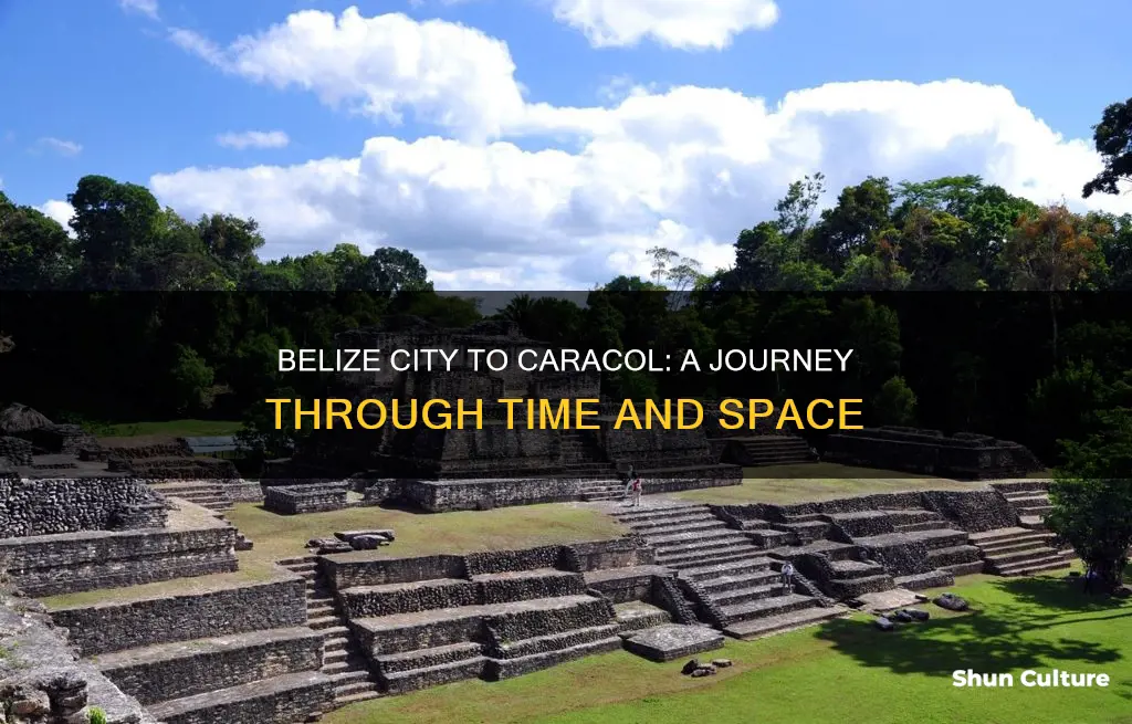 how far is caracol from belize city