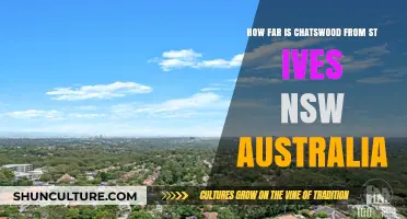 Travel Time: Chatswood to St. Ives, NSW