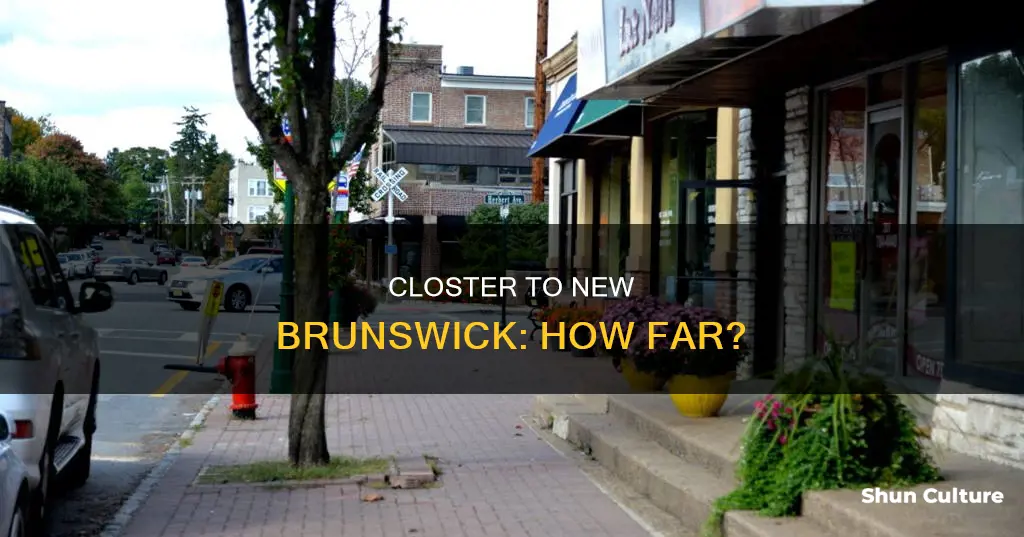 how far is closter to new brunswick