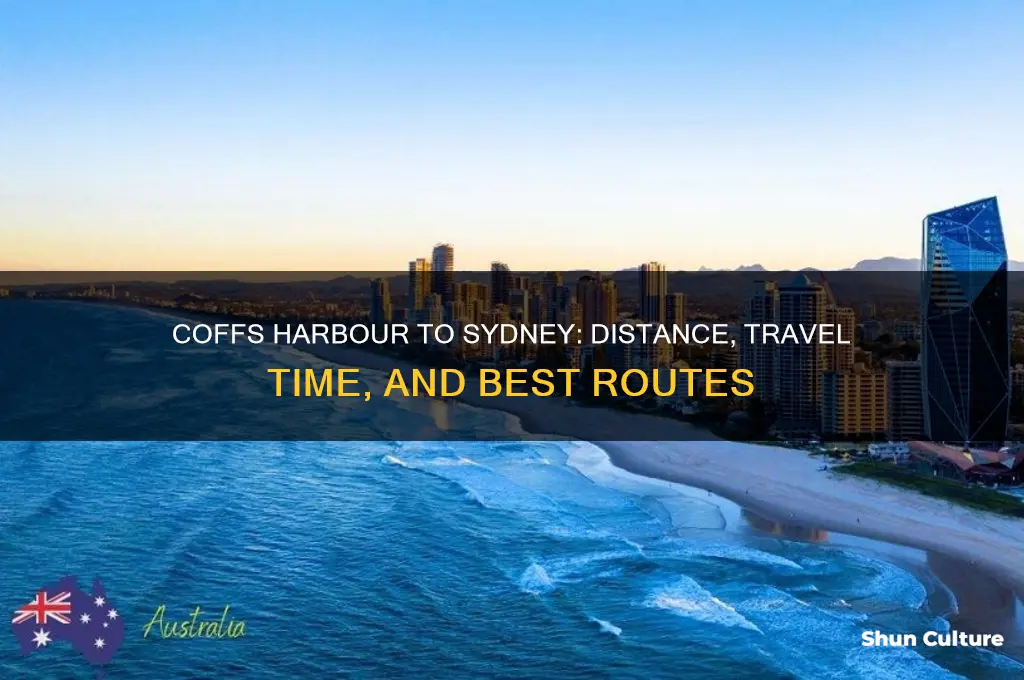 how far is coffs harbour from sydney australia