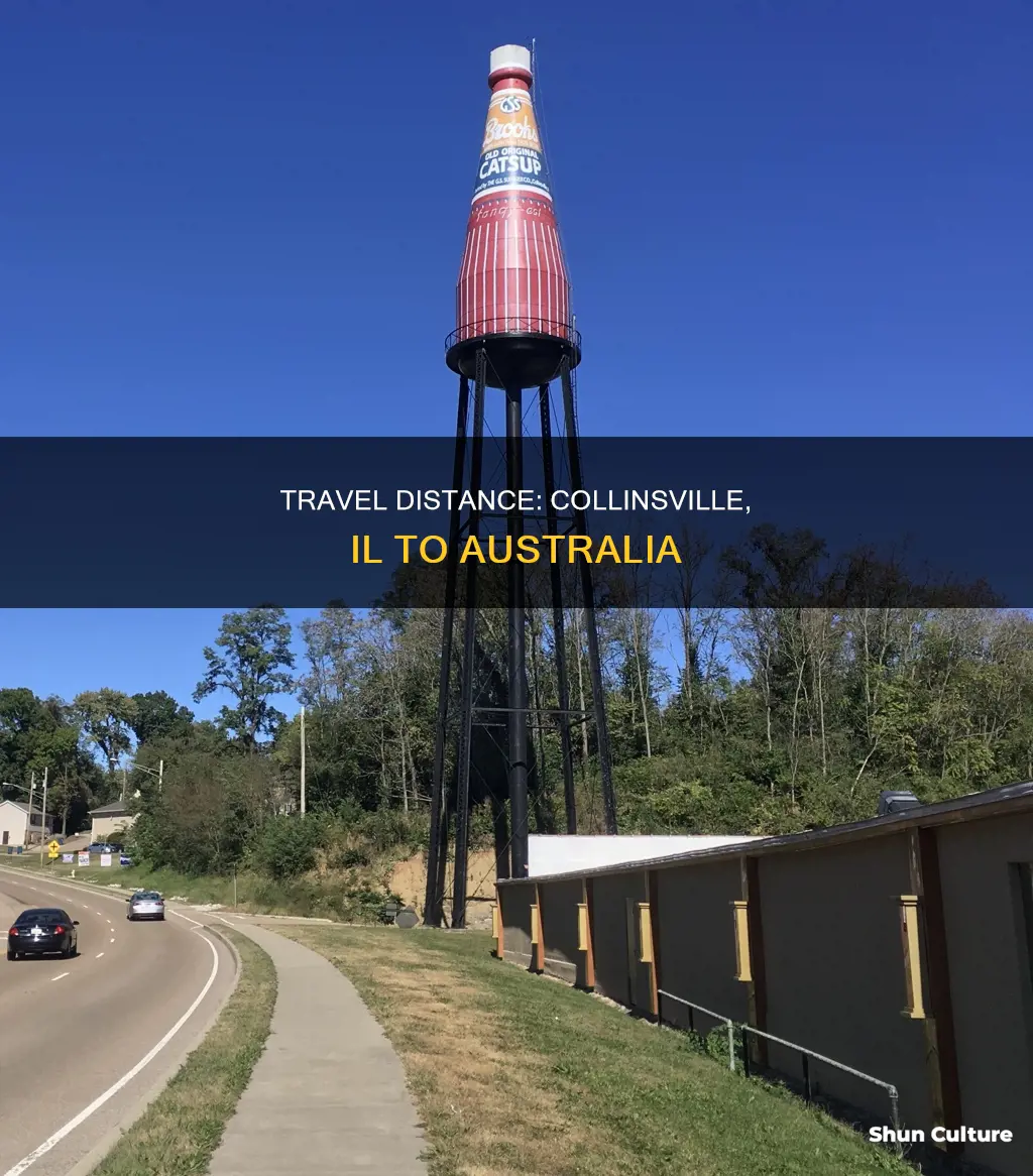 how far is collinsville il from australia