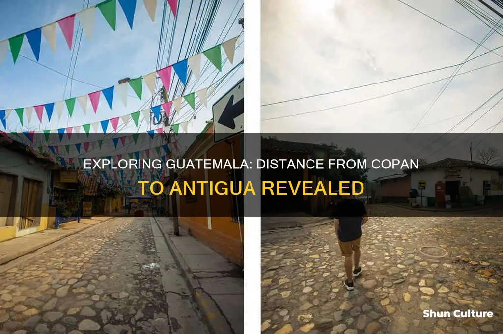 how far is copan from antigua