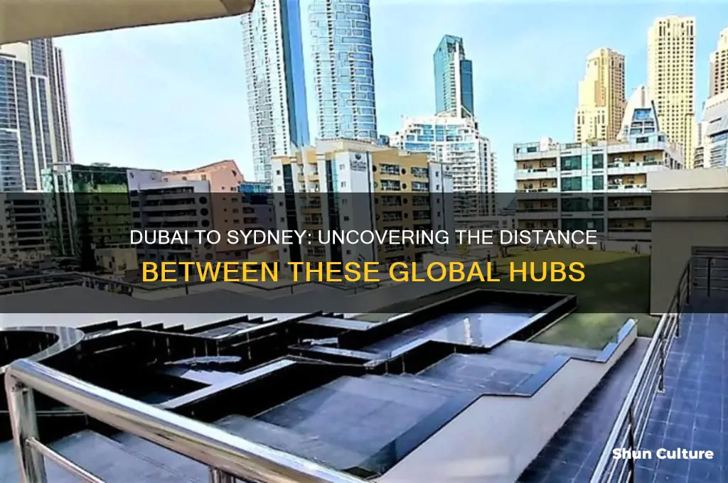 how far is dubai from sydney australia