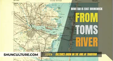East Brunswick-Toms River Distance