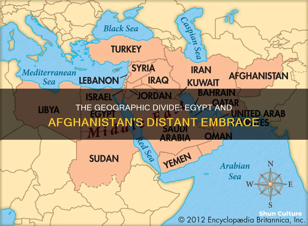 how far is egypt from afghanistan