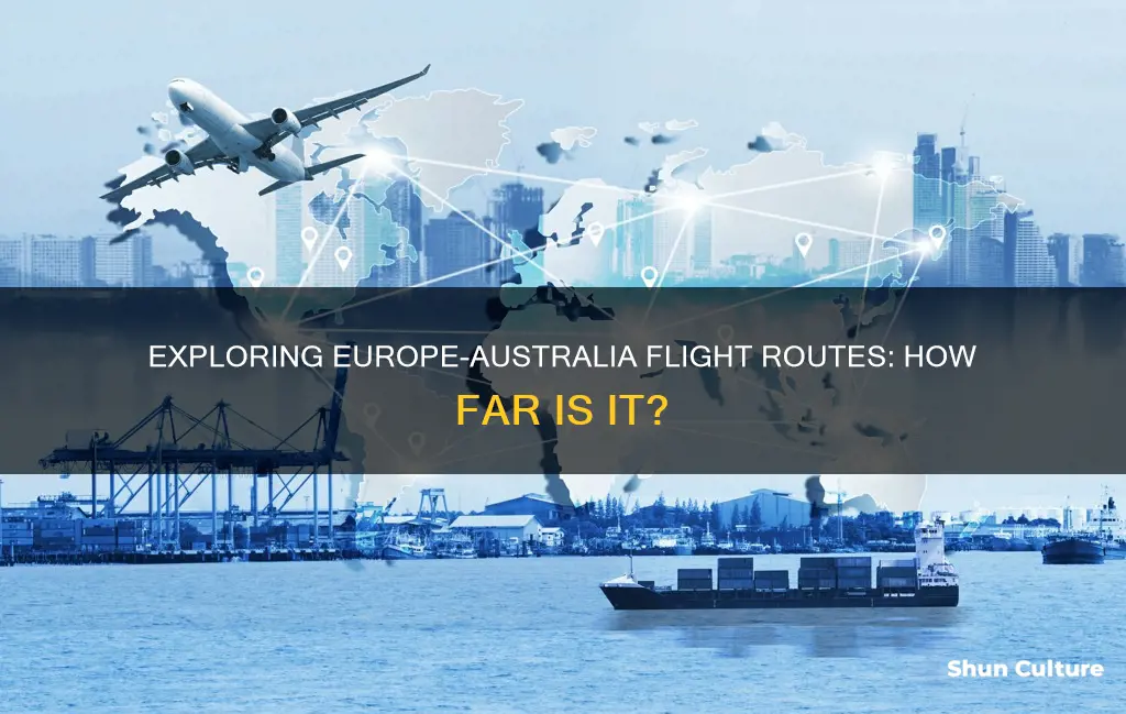 how far is europe from australia by plane