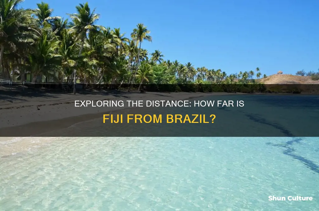 how far is fiji from brazil
