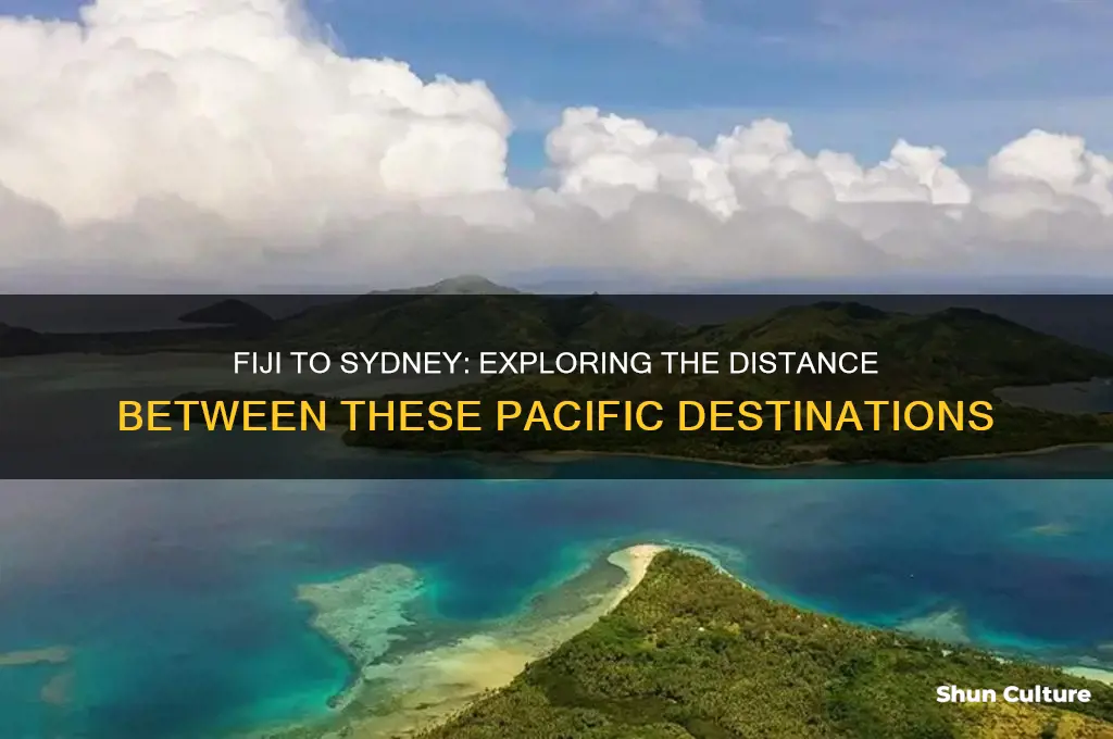how far is fiji from sydney australia