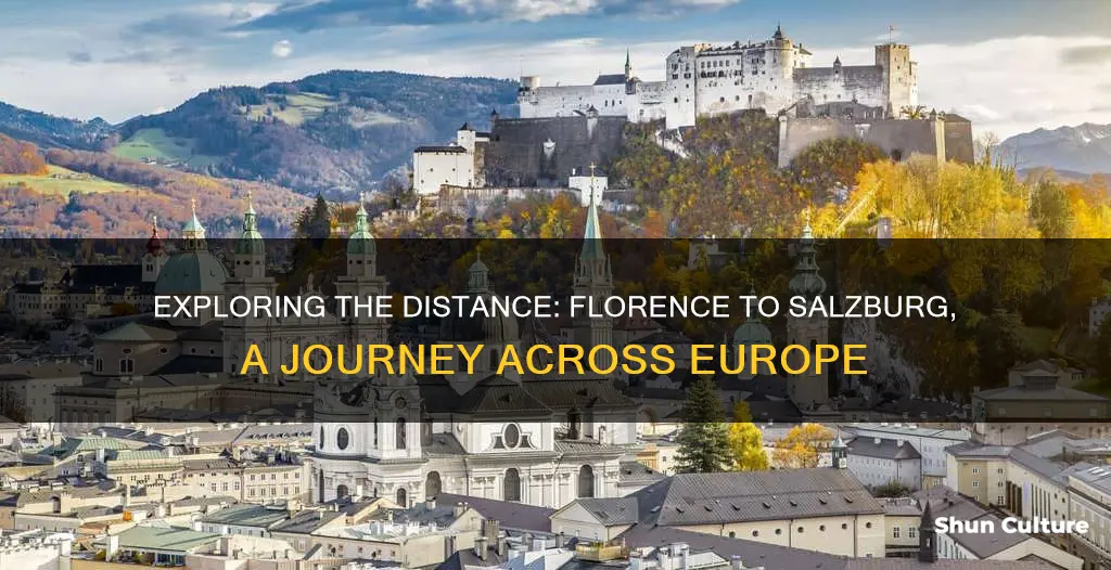 how far is florence italy from salzburg austria