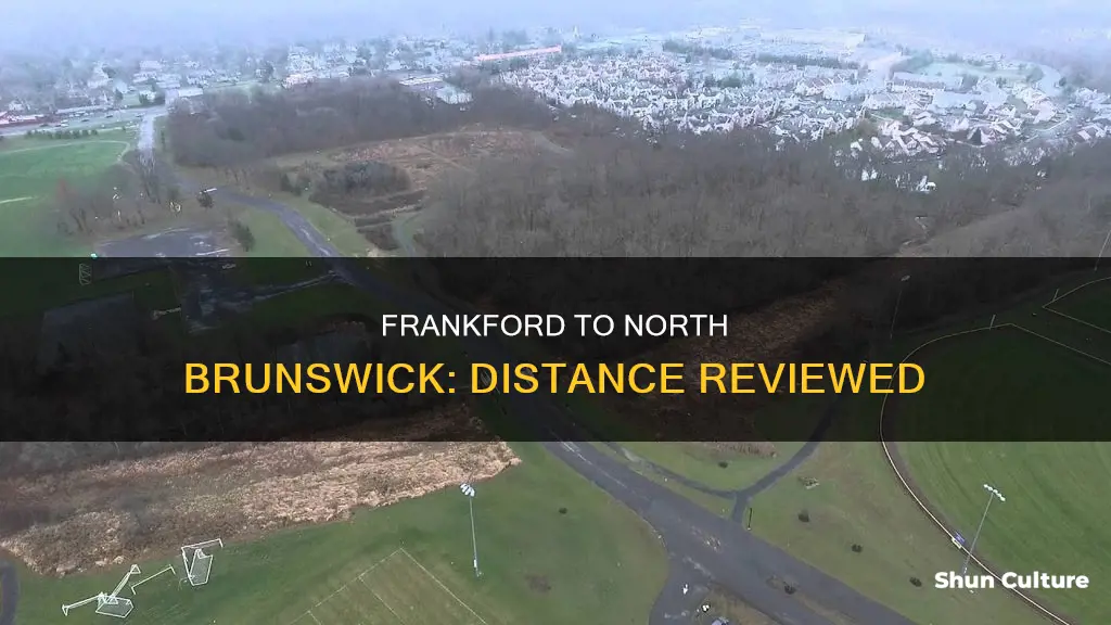 how far is frankford nj from north brunswick nj