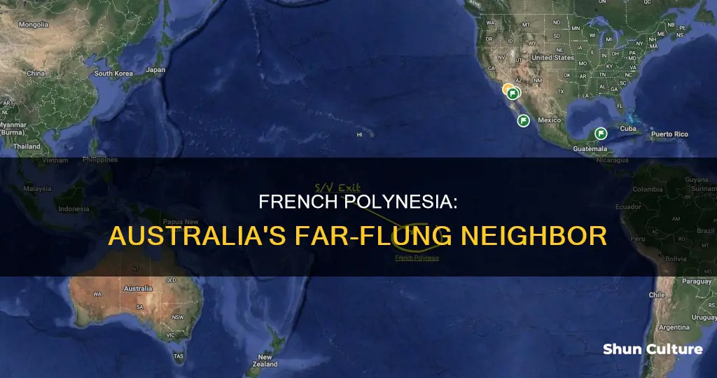 how far is french polynesia from australia