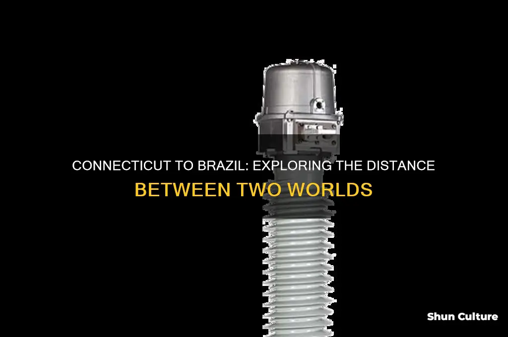 how far is from connecticut to brazil