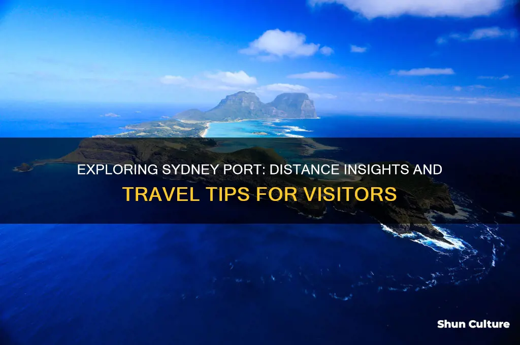 how far is from sydney port australia