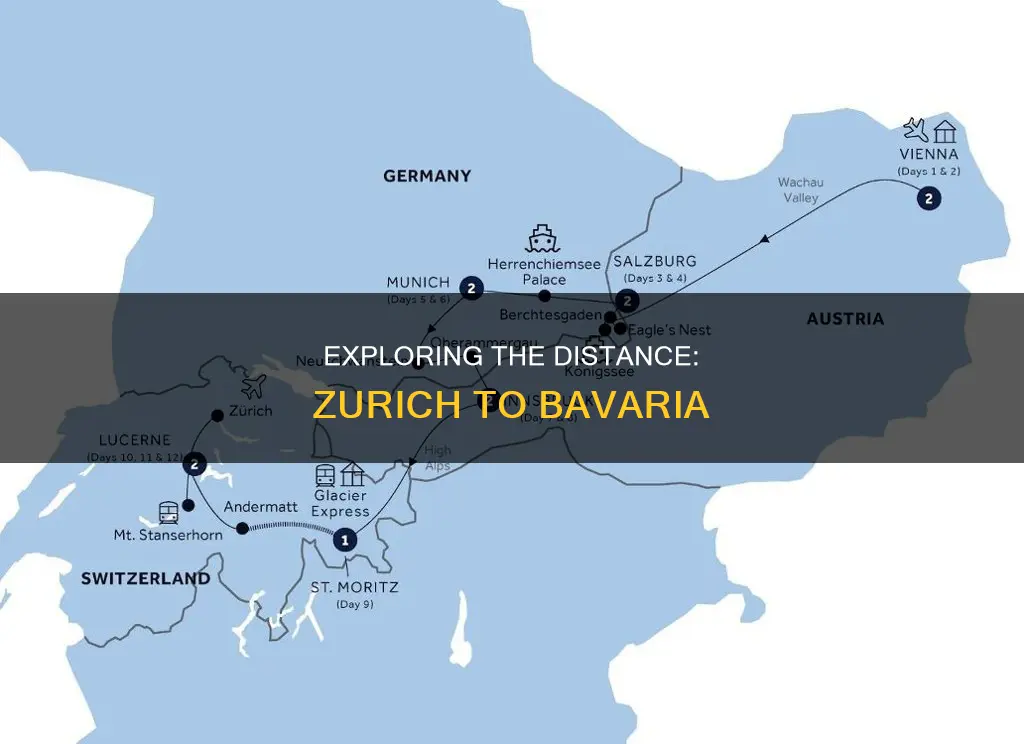 how far is from zurich to bavaria