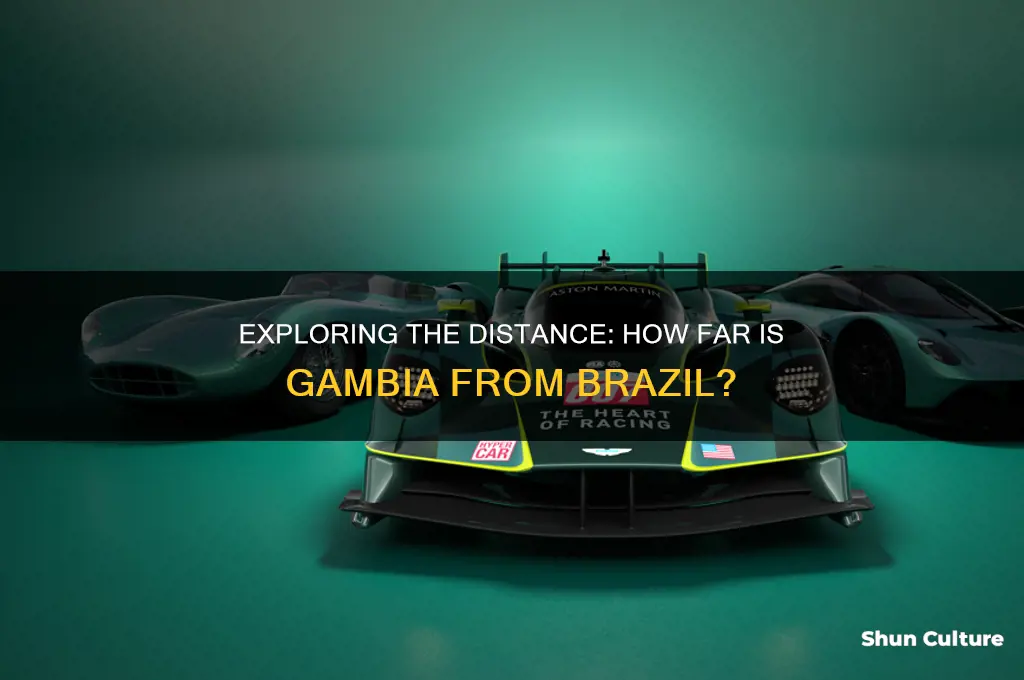 how far is gambia from brazil