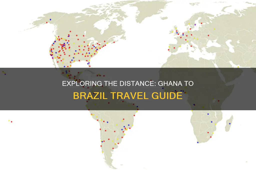how far is ghana from brazil