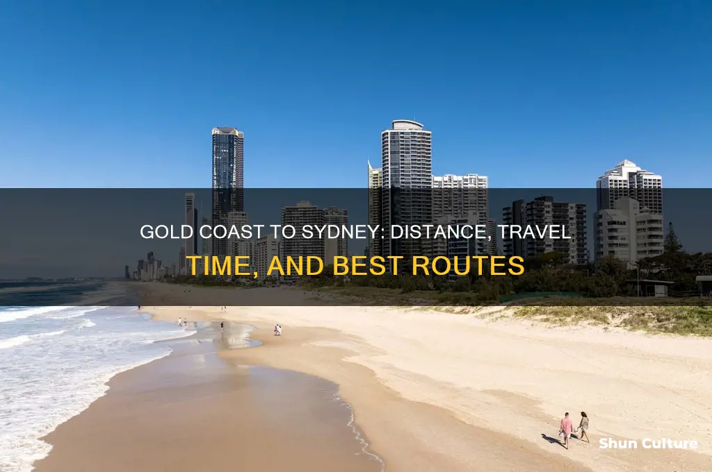 how far is gold coast from sydney australia