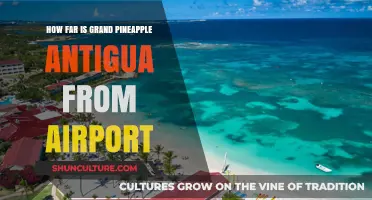 Grand Pineapple Antigua: Distance and Travel Time from the Airport