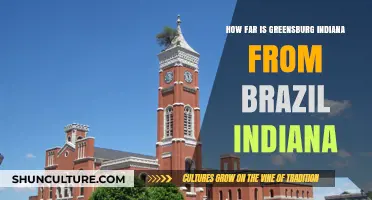Greensburg to Brazil: Exploring the Distance Between Indiana Towns