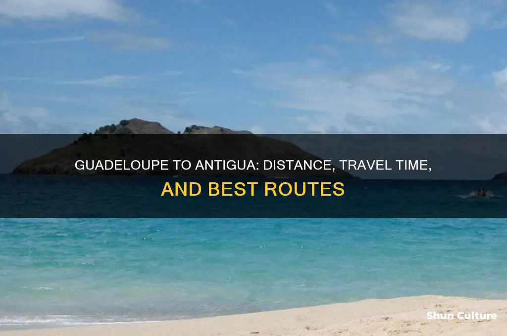 how far is guadeloupe from antigua