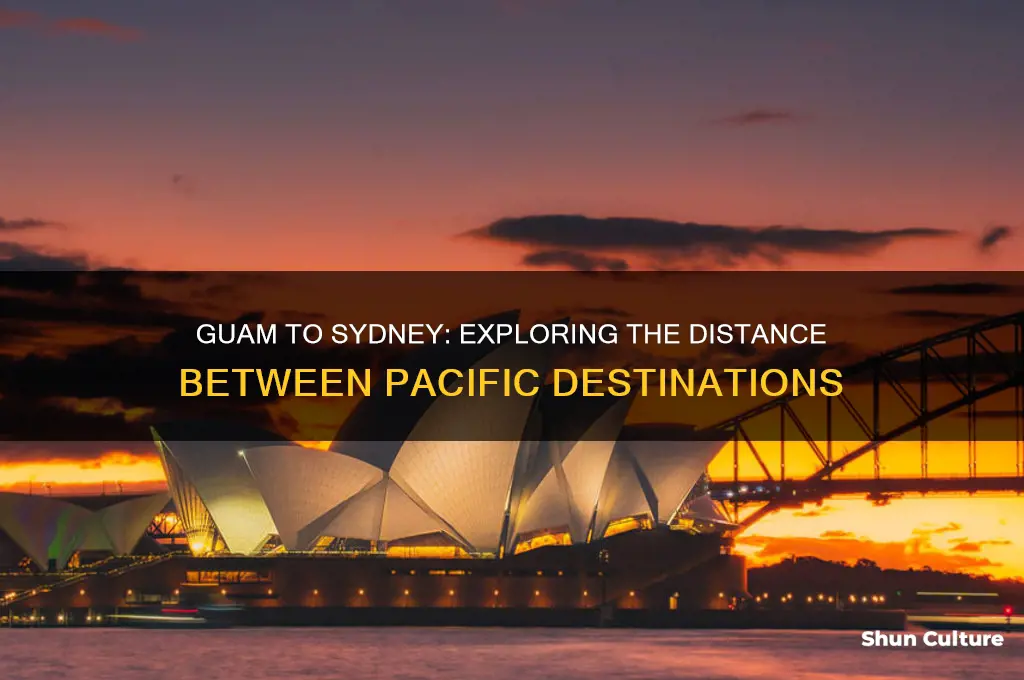 how far is guam from sydney australia