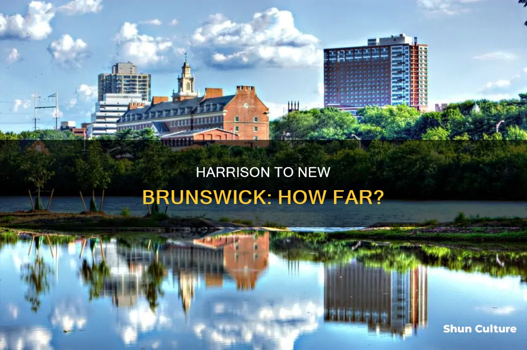 how far is harrison nj from new brunswick