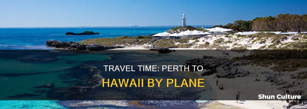 how far is hawaii from perth australia by plane