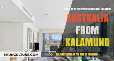 Travel Time: Hollywood Hospital to Kalamunda, WA