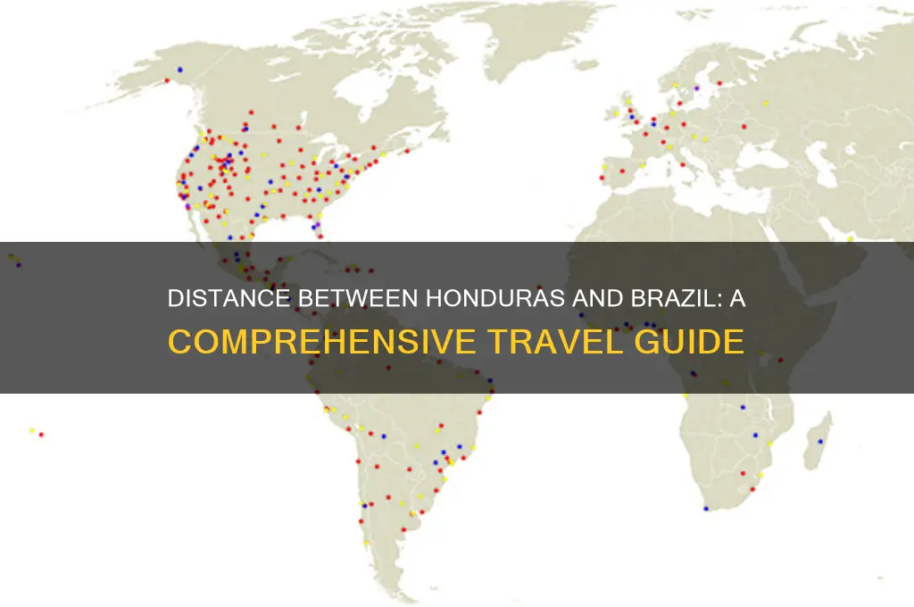 how far is honduras from brazil