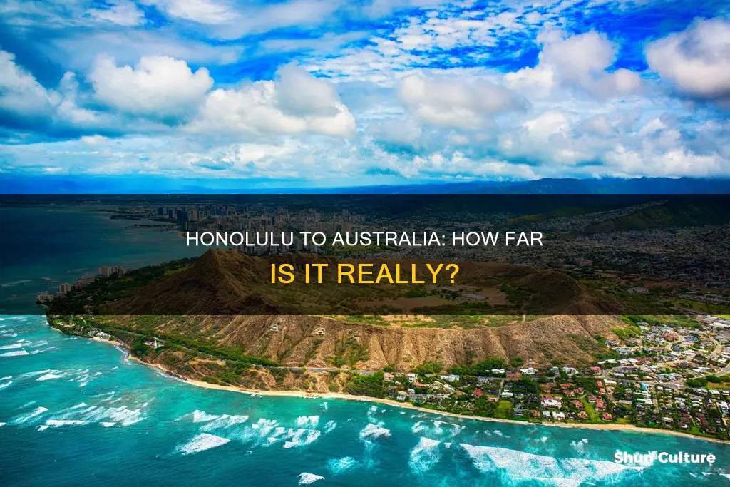 how far is honolulu from australia