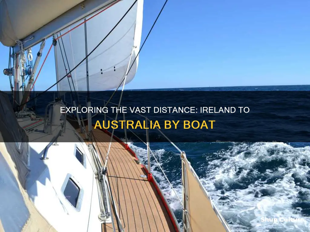 how far is ireland from australia by boat