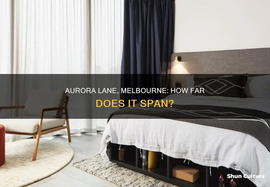 how far is it from 66 aurora lane melbourne australia