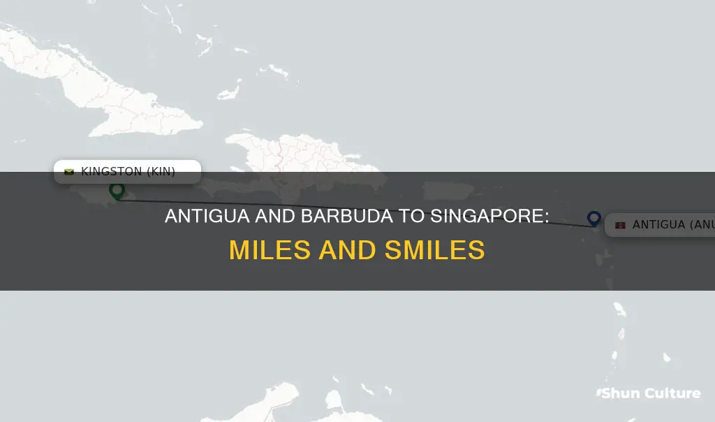 how far is it from antigua and barbuda to singapore