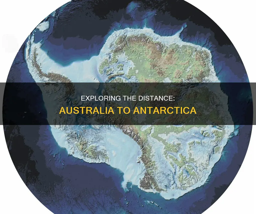 how far is it from australia to antaritca