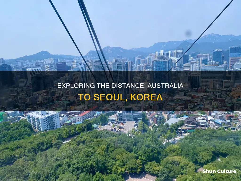 how far is it from australia to seoul korea