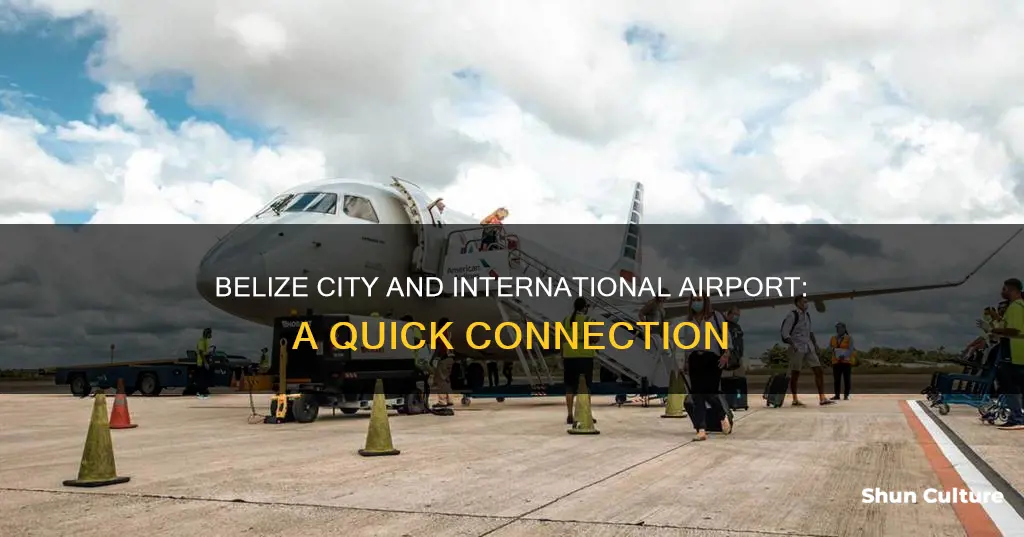 how far is it from belize city toi international airport