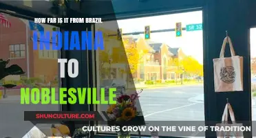Brazil, Indiana to Noblesville: Calculating the Distance Between These Cities