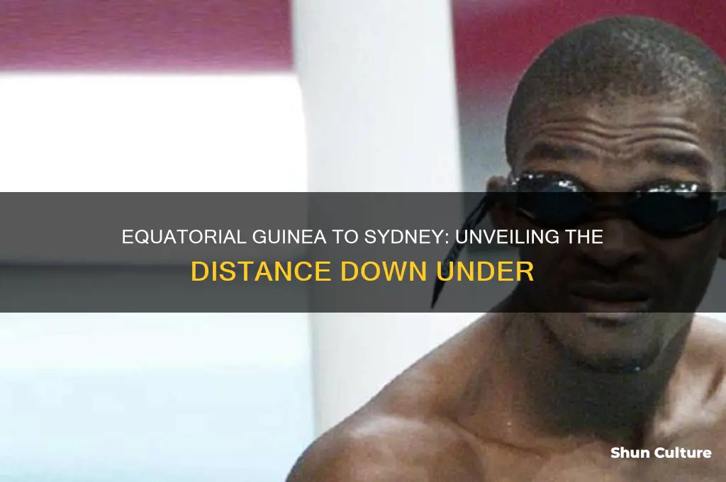 how far is it from equitorial guinea to sydney australia