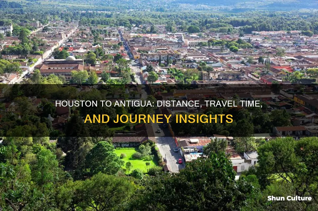 how far is it from houston texas to antigua