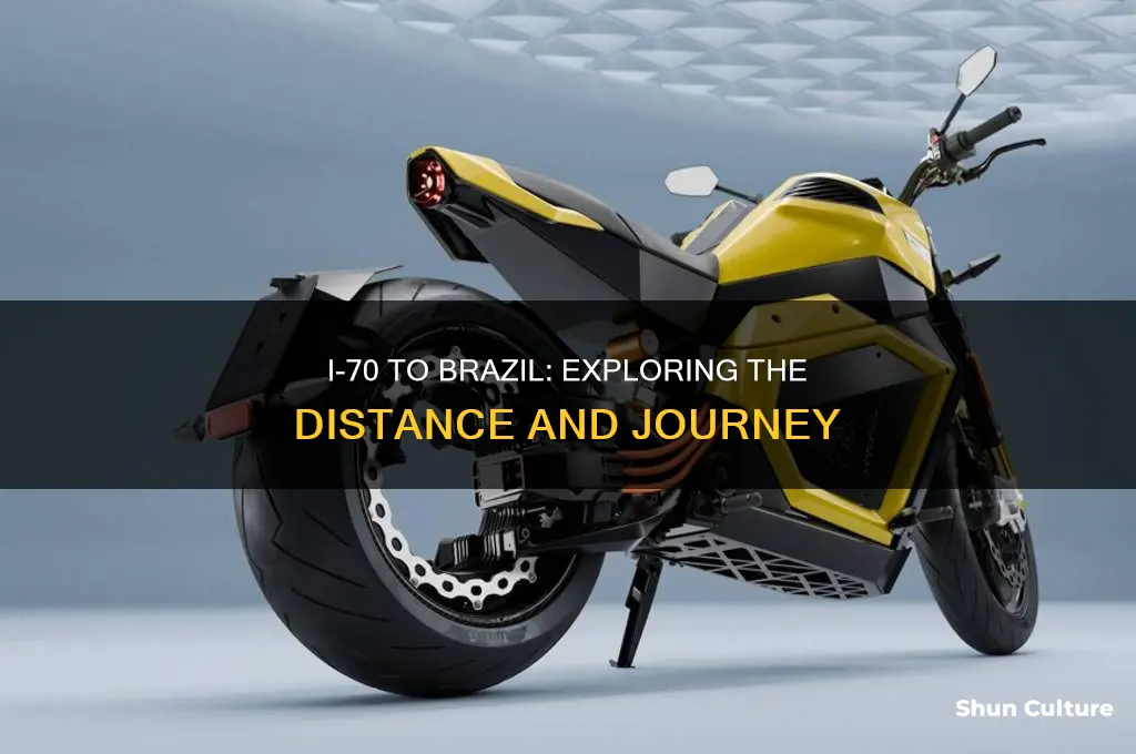 how far is it from I 70 to brazil in