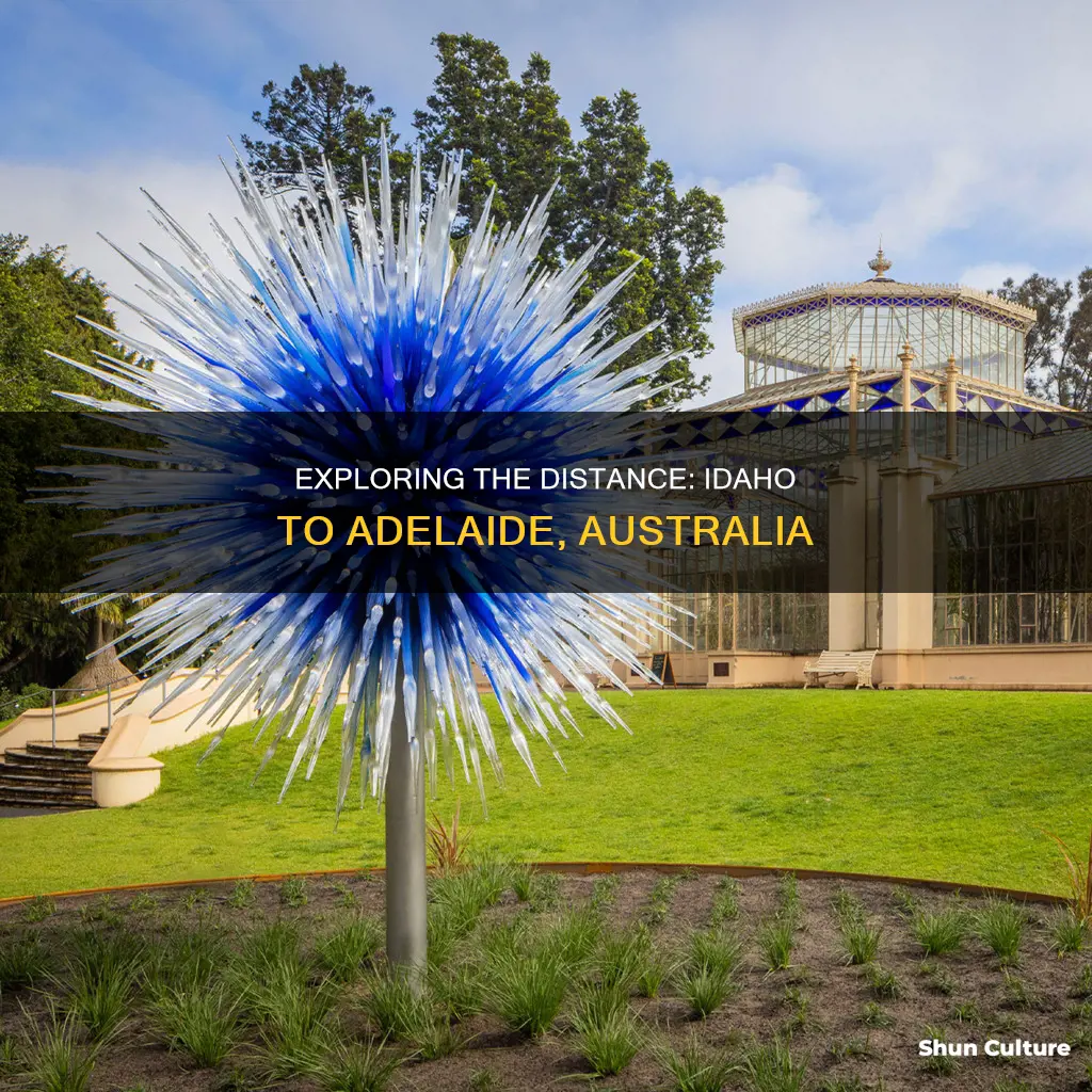 how far is it from idaho adelaide australia