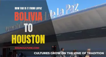 Travel Distance: La Paz to Houston