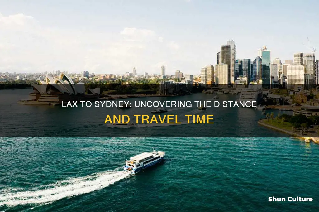 how far is it from lax to sydney australia