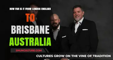 London to Brisbane: Miles and Miles Away