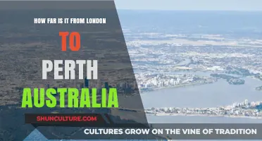 Travel Distance: London to Perth, Australia