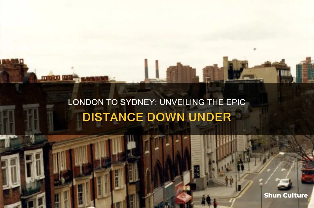 how far is it from london to sydney australia