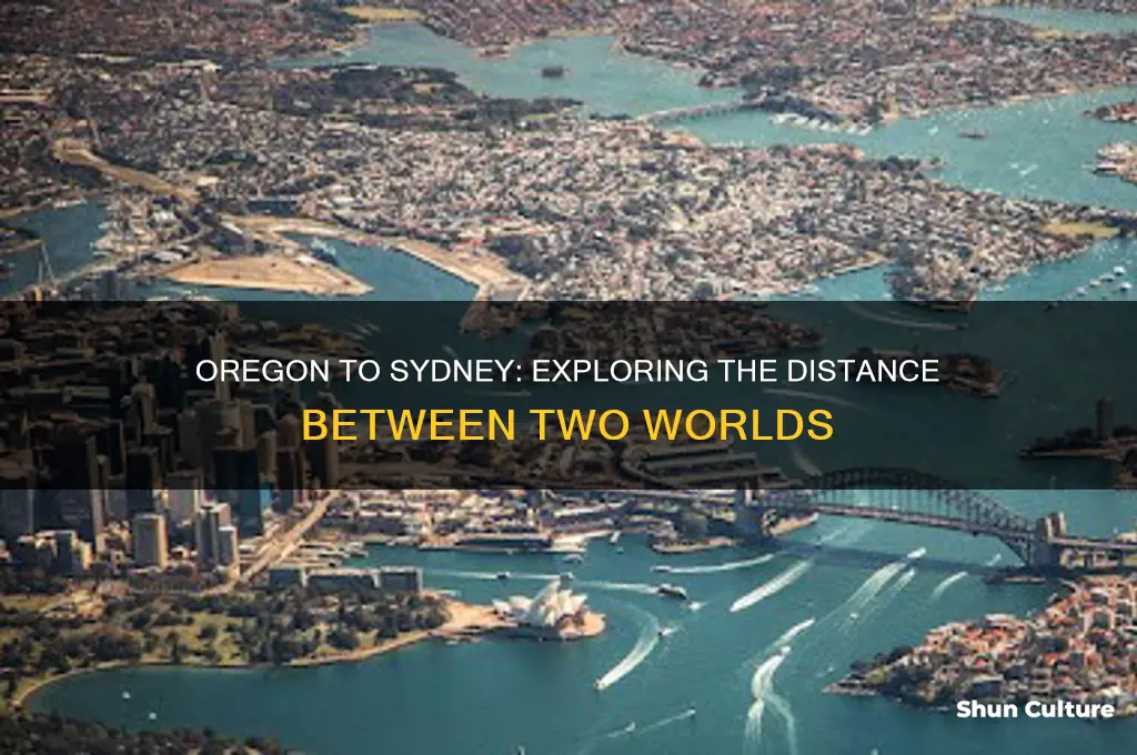 how far is it from oregon to sydney australia