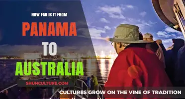 Travel Distance: Panama to Australia