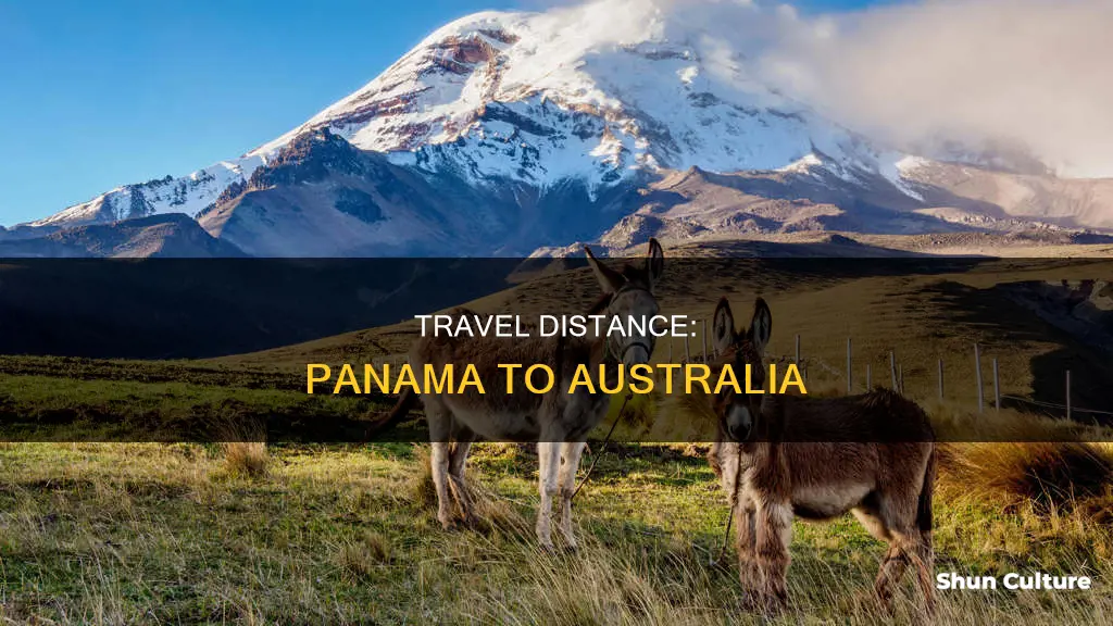 how far is it from panama to australia