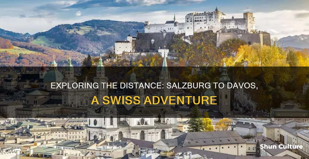 how far is it from salzburg austria to davos switzerland